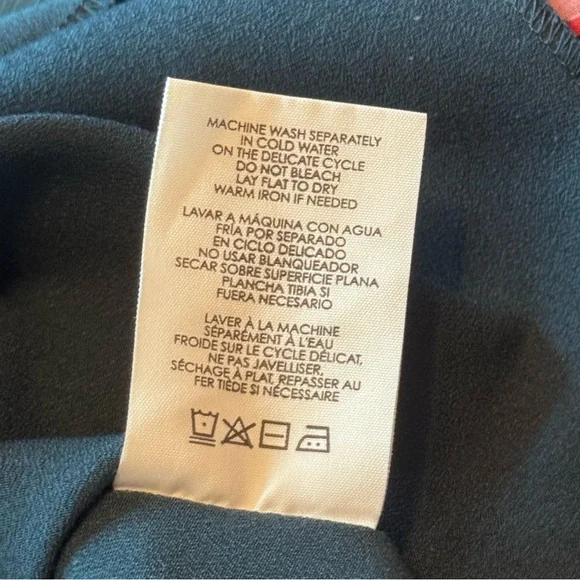 Cabi Style 3445 Blushing Floral Blouse Teal Sz M Peplum Lined
Tank Shirt Top - Picture 16 of 16